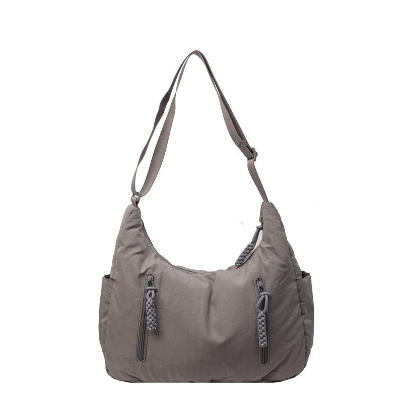 Borsa a Spalla Delicata Borsa a Tracolla Casual Borsa a Sling Borsa a Tracolla in Nylon per Viaggi e Attività all'Aperto Bordeaux