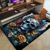 1PC Skull Butterfly Anti-slip Carpet, Suitable for Office, Bedroomand Playrooms. It Can Also Be Used As a Sofa Footrest cover-R73