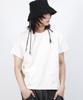 Deumakeu M Standard Fit Solid French T-Shirt White