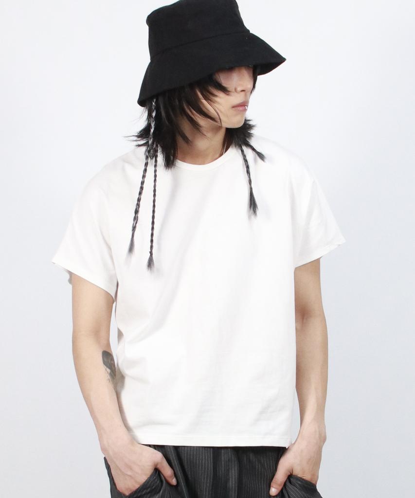 Deumakeu M Standard Fit Solid French T-Shirt White