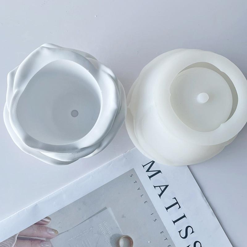 Girls Pen Holder Flower Pot Silicone Molds Epoxy Resin Mold DIY Crafts Plaster Mold for DIY Dried Flower Resin Decors