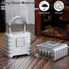 Zinc Zinc Alloy Combination Padlock 4-Digit Number Drawer Cabinet Lock Password Code Locks  Gate Hasp Storage