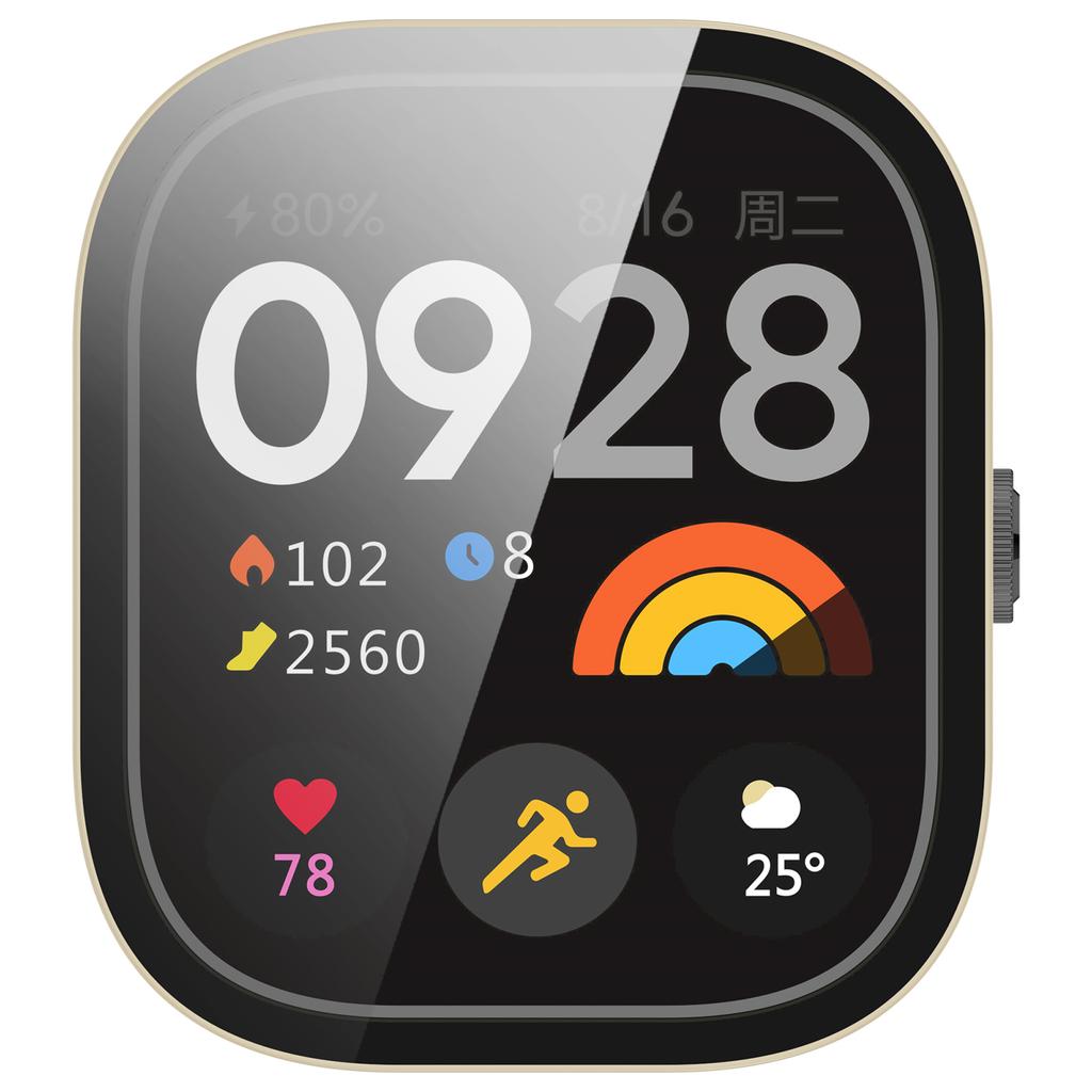 Smartwatch Protective Case with Integrated Screen Guard Smartwatch Case Offer Dustproof & Shockproof for  Watch 5