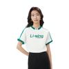 Li Ning Sports Lifestyle Series High Street American Vintage Comfortable Crew Neck Pullover Simple Short Sleeve T-Shirt Women T-Shirt AHSVB44-4