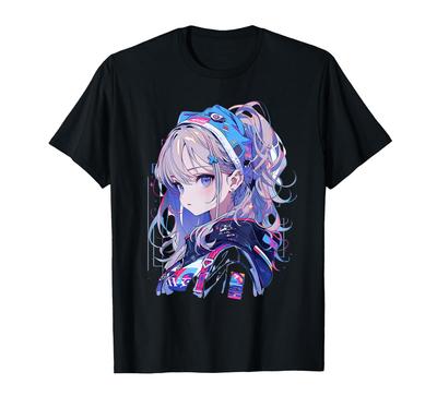 Manga Anime Ästhetik Cyberpunk Techwear Harajuku T-Shirt