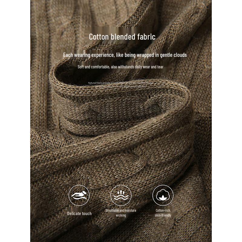 Autumn Faux Two-Piece Striped Knit Shirt