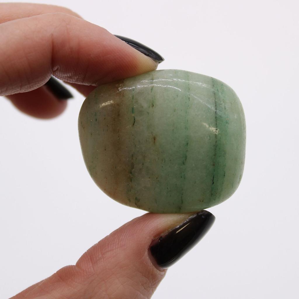 Aventurine Tumbled Stones Large African Set of 6
