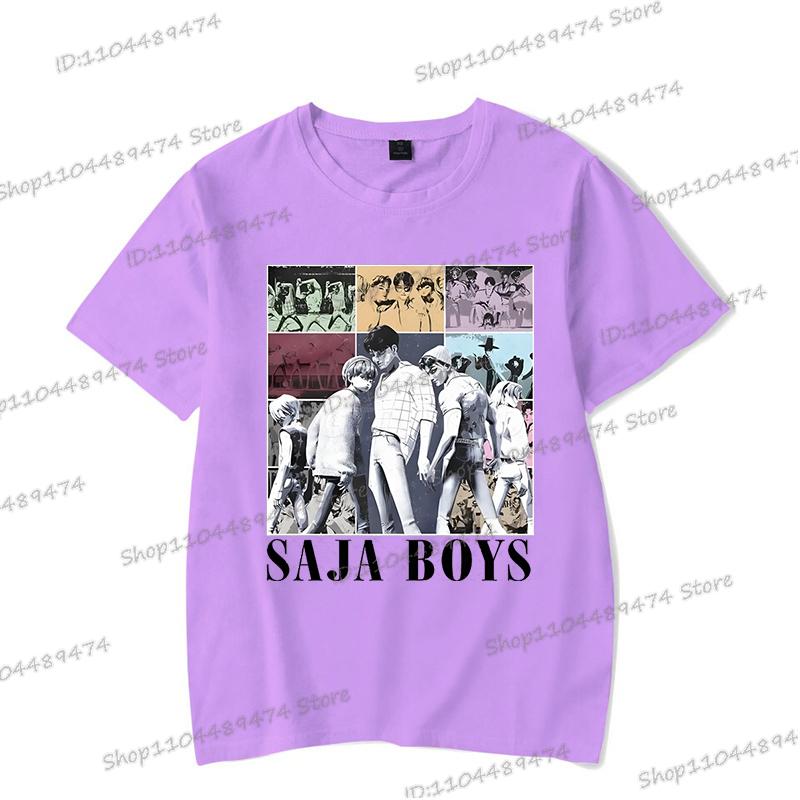 Hip Hop KPop Demon Hunters Women Streetwear T-shirts Casual Classic 2025 Summer Short Sleeves T Shirt Men Korean Anime Tees