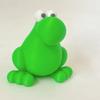 3D Printed Frog Decoration Ornament, Cute and Playful Plastic Animal Decoration, Suitable for Home, Office, Courtyard, Terrace