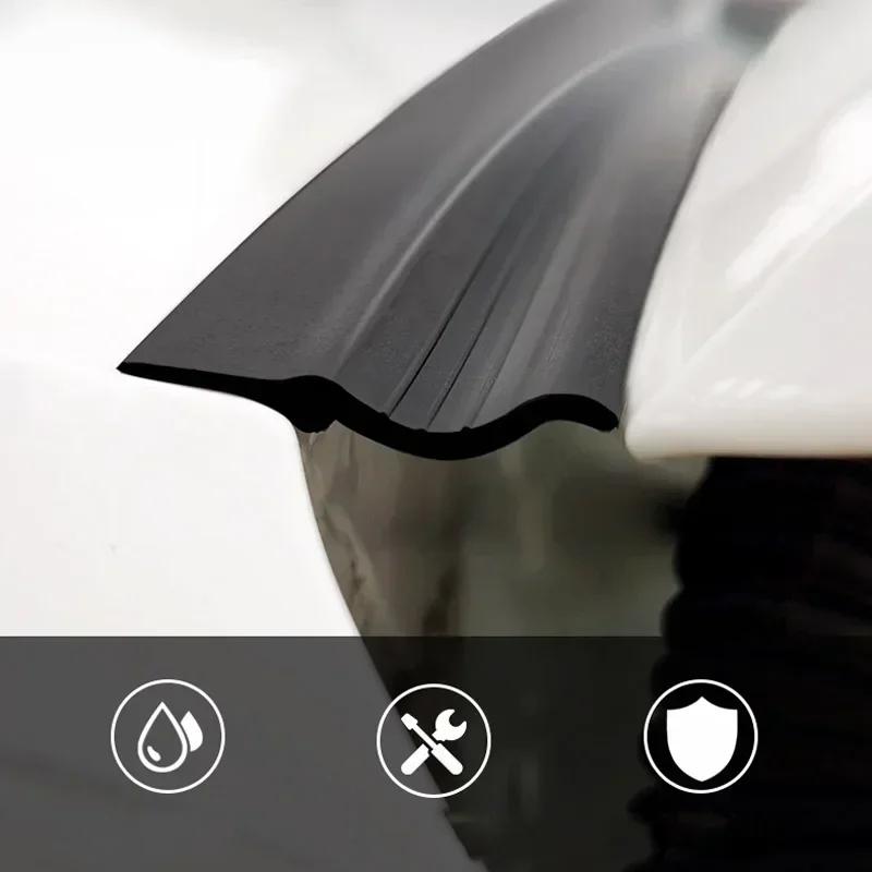 Universal Car Roof Trunk Cover Edge Dustproof Waterproof Seal Strip Car Rubber Sealing Strip Sun-Resistant Durable Amagi