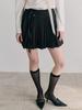 ETMON Double Pleats Skirt, Black