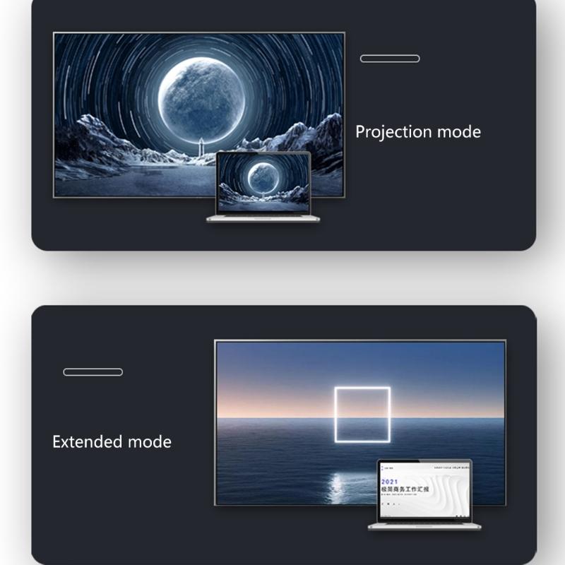 Multiple Choice Mini  Adapter Mini  Converters Aluminum Support 8K60Hz,4K120Hz 7680x4320P