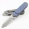 Titanium Alloy Mini Pea Outdoor Folding Knife High Hardness S35vn Stone Washing Camping Wilderness Survival EDC