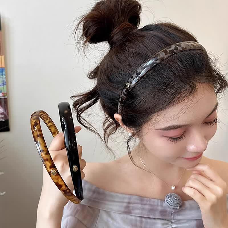 Retro Leopard Print Headband