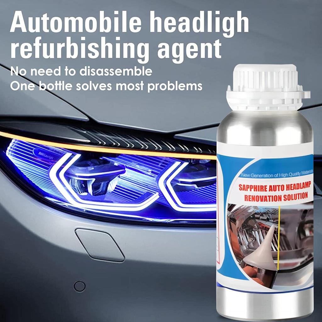 Kapalina na opravu světlometů automobilů 800 G Polymerová náplň pro leštění světlometů automobilů