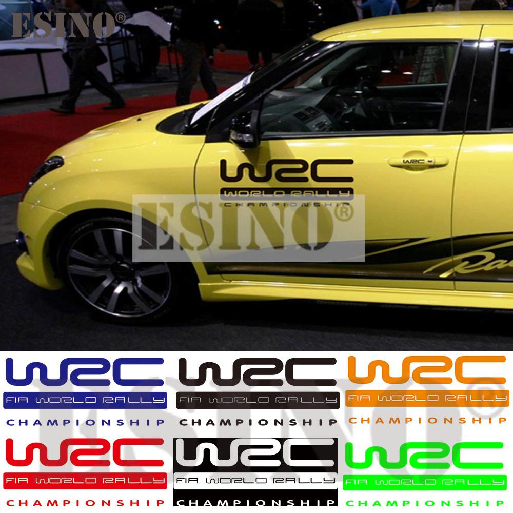 Car Styling Universal Creative Auto Decorative Decal WRC FIA World Rally Championship PVC 3D Carving Car Vinyl Car Body Sticker
