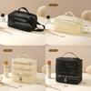 Multifunctional Nylon Travel Makeup Bag With Large Capacity And Mesh Clear Visibility For Home And Trips