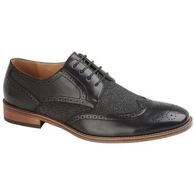 Mens 4 Eye Leather Lined Brogue Gibson Shoe
