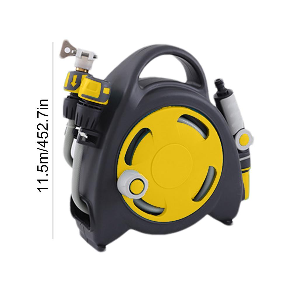

Выдвижная автоматическая намоточная машина для садового шланга, катушка для шланга, инструмент для мойки автомобиля, катушки для полива, 38 футов, принадлежности для мойки автомобиля жёлтый