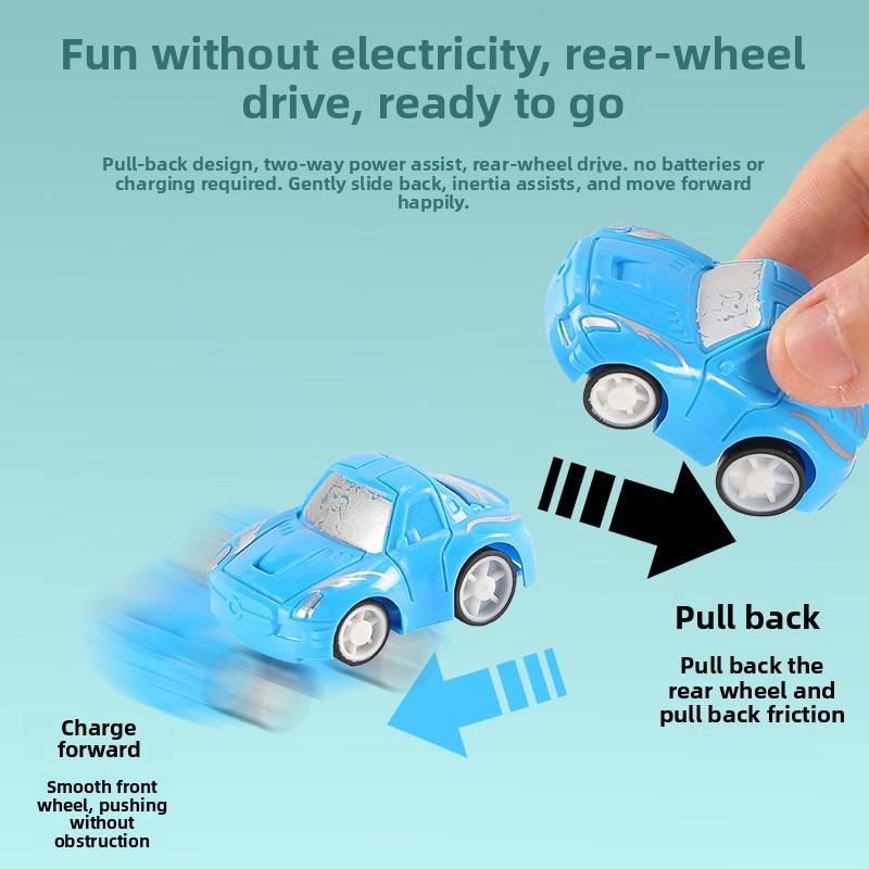 Simulation Mini Inertial Car Model Children Toy For Kids With Visual And Sensory Development