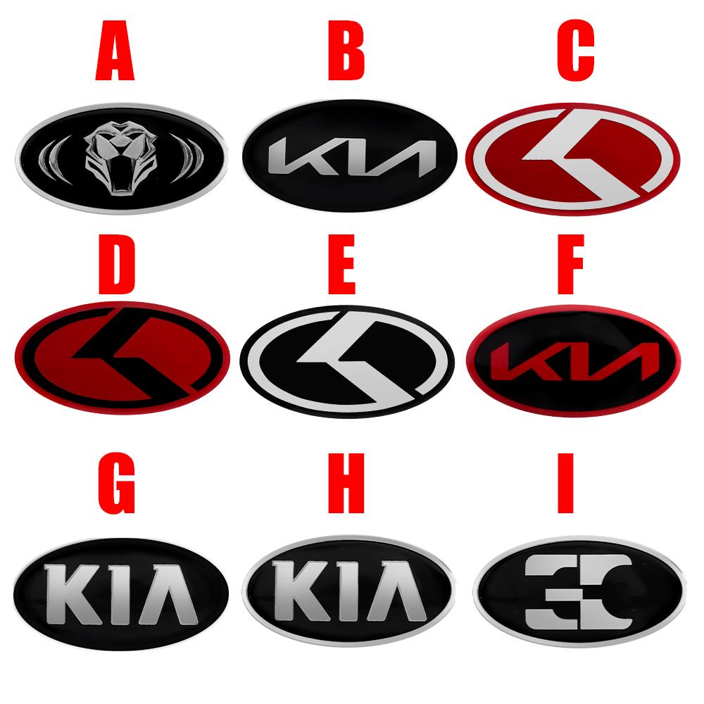 Car 3D ABS Steering Wheel Sticker Badge Accessories For KIA Sportage GT RIO Ceed Picanto Pegas Sorento Niro Soul Cerato KX5 KX3 CZ3
