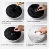 Sweeping Robot USB Fully Automatic Mopping And Vacuum Cleaner One-Click Start Powerful Cleaning Robot Slim Silent Mopping Robot for Home Office