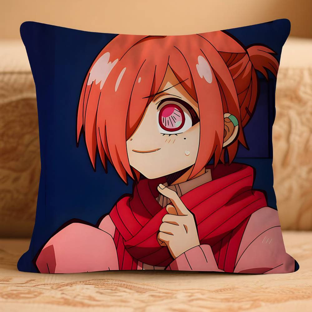 M-mitsuba ANIME Kissenbezug Abnehmbarer Waschbarer Kissenbezug – Ganzjahresweichleinen