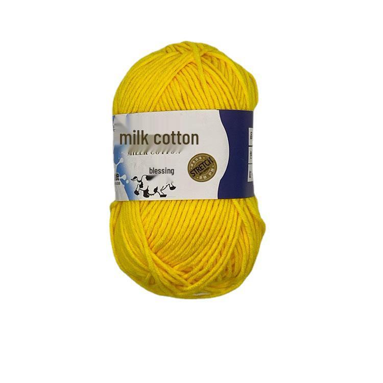 5-Strand Milk Cotton Yarn Scarf & Hand-Knitted Hat Yarn - Baby Soft, Medium Thickness, Free Shipping