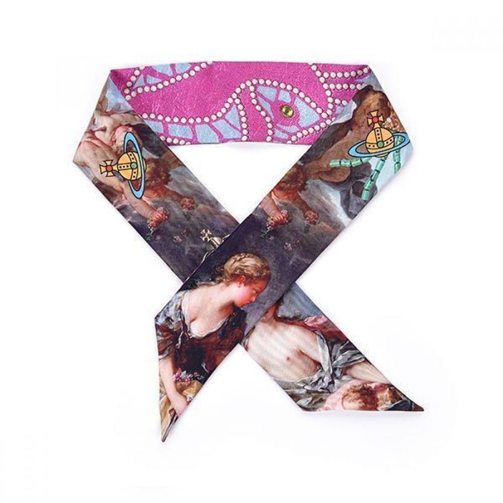 

Vivienne Westwood Love Leather Lace Bouchet Twily Silk шарф 8103014c W00k8 G410mn 128798387 one size