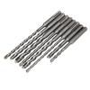 8Pcs Hammer Drill Bit Carbide Tip 2 Flute Drilling Tool Set Kit for Concrete