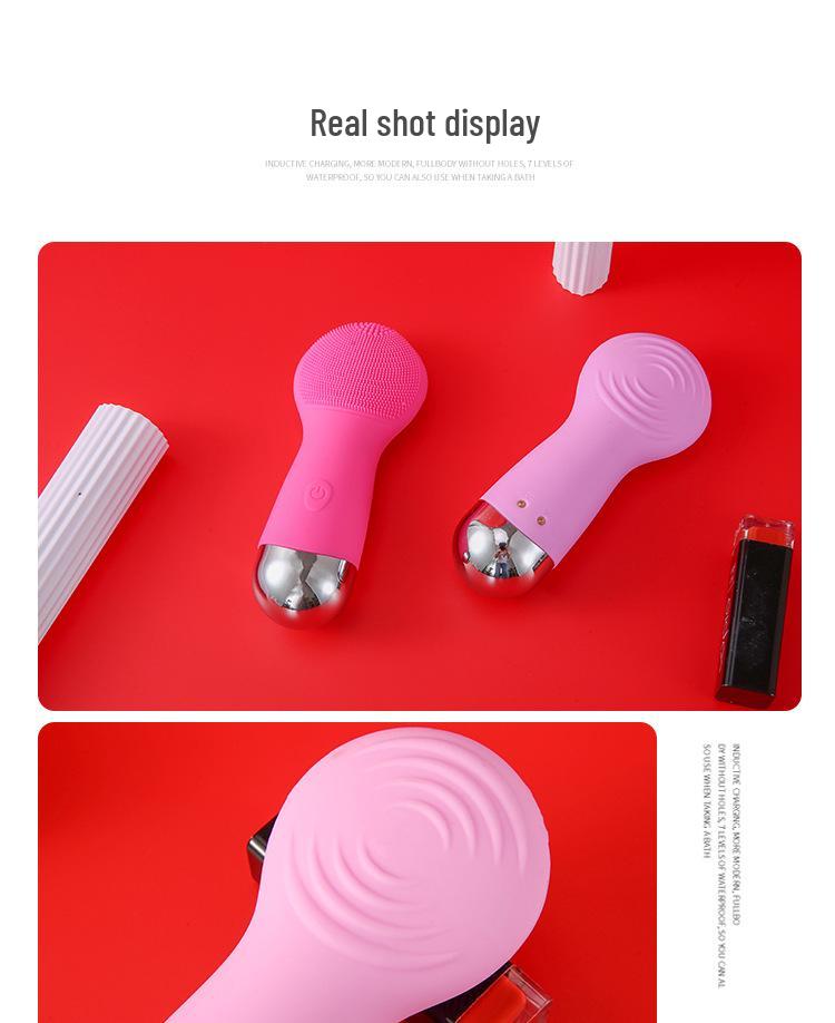 Portable Waterproof Electric Pore Cleaner Brush with Rechargeable Battery
