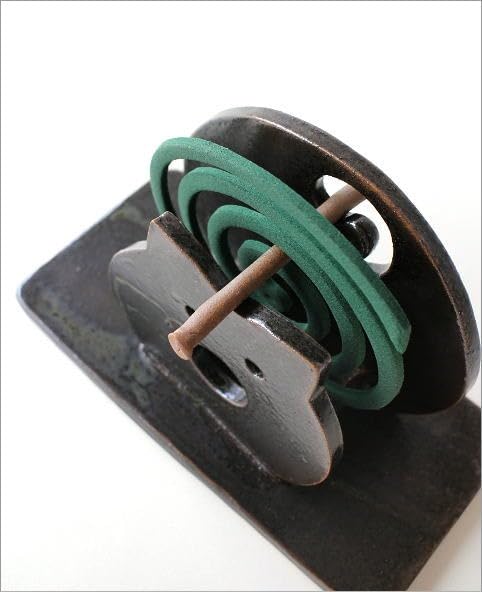 Mosquito Coil Holder, Ceramic, Pig, Seto Ware, Made In Japan