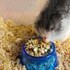New Plastic Hamster Water Bowl Transparent Non-slip Hamster Food Basin Bite Resistant Pet Feeding Bowl Hamster Care