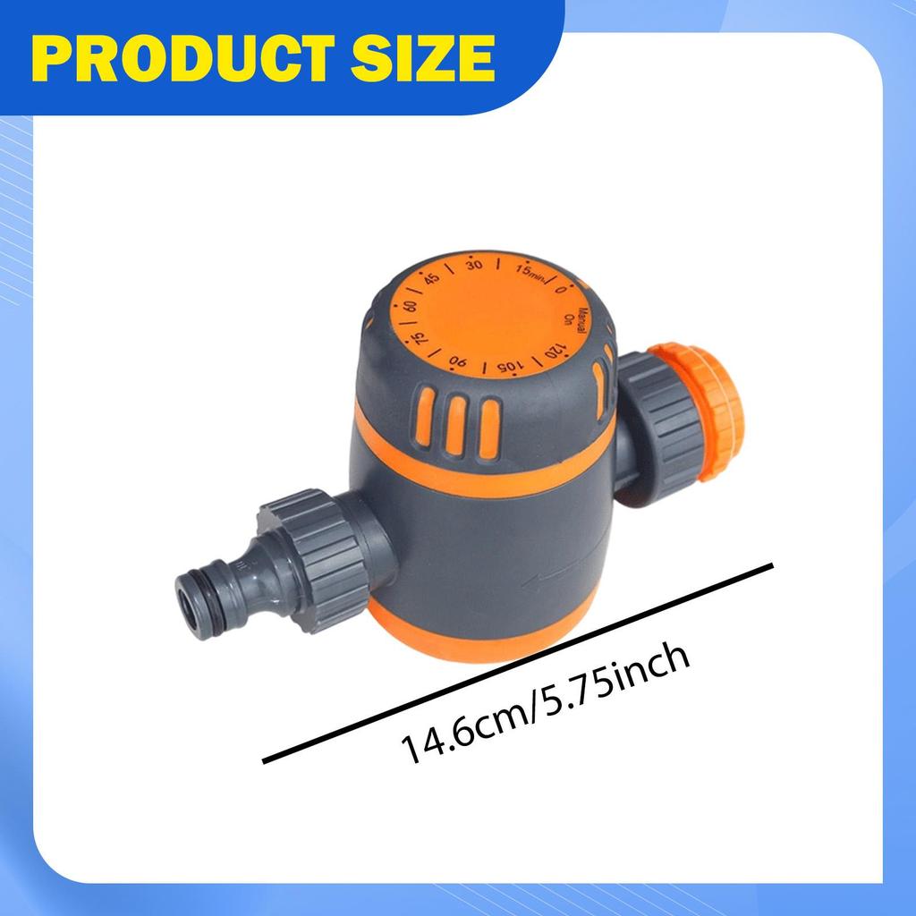 Manual Watering Timer Plastic Water Hose Connector Countdown System for Plant Flowerbed Patio Lawn Irrigation