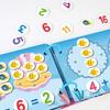 Children Busy Book Matching Number & Letter Games Early Education Teaching Aids Hands-on Ability Learning Activity Book TMZ