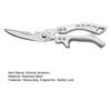 Heavy Duty Kitchen Scissors Poultry Scissors with Safety Lock Food Prep Scissors for Cutting Bones Scraping Fish Scales Cracking Nuts