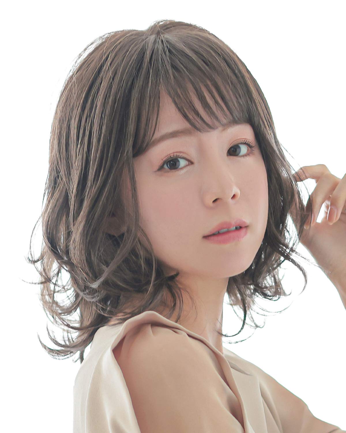 

Wig Bob Medium Full Wig Venus Flora Bobdi Bob Wig Medium Wig Free Size Mocha Brown pw114MBR [Aquadoll] MBR.