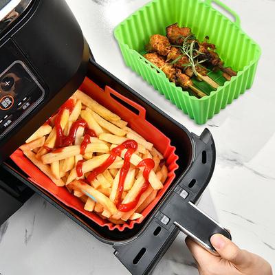 Silicone Air Fryer Pot Tray Liners BPA-Free Air Fryer Basket Replacement Air Fryer
