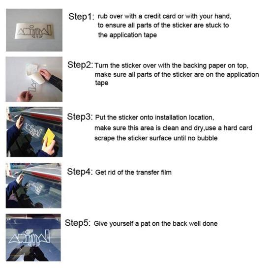 Daily Driven Letters Truck Body Style Car Sticker Reflective Decal Decoration