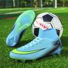 New Men Soccer Boots Society Indoor Cleats Football Shoes Match Long Spikes Sneaker Breathable Ultralight Training Drop Shipping