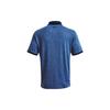 Under Armour Playoff 2.0 Heather Golf Loose Fit Short Sleeve Polo Shirt Men Tops Blue 1367864-409