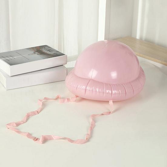 PVC Fake Belly Inflatable Pregnancy Belly Costume with Air Pump Realistic Belly Prop for Halloween Costume & Actor Stage Performance