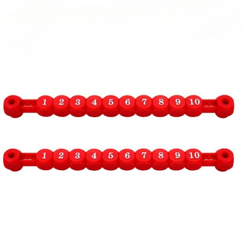 Table Football Machine Accessory, Multifunctional Grid Score Strip Counter for Table Game Sports Equipment