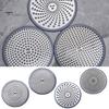 Stainless Steel Floor Drain Filter Hair Catcher with Silicone Ring Rust-Resistant Bathroom Sink Strainer Shower Drain Hair Trap Stopper