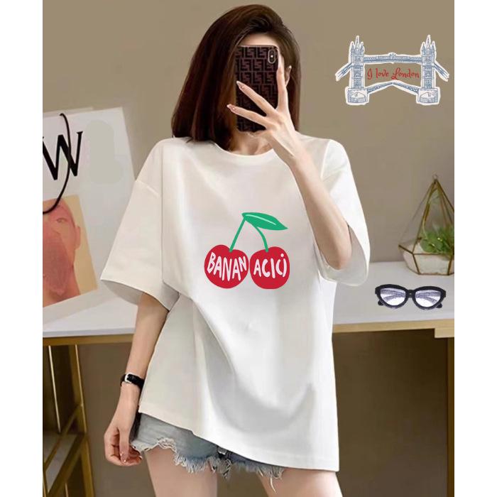 

Весенне-летняя футболка из чистого хлопка высокого качества с принтом, свободная, средней длины, с круглым вырезом, с плечевыми накладками + воротник-задний мешок S белый