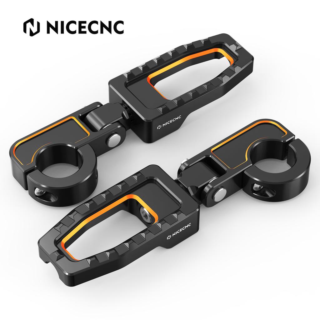 NICECNC For Harley Street Glide FLHX 2006-2023 Street Glide Special/CVO Road King FLHR 2014-2023 Engine Bumper Footpeg Footrest