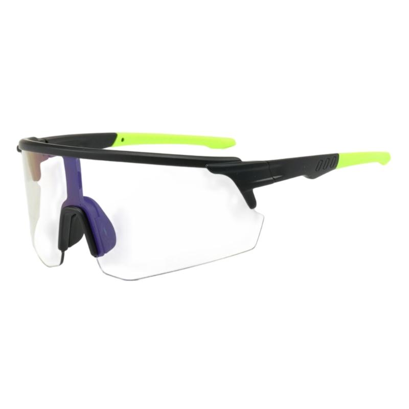 Auto Adjust Cycling Glasses Impact Resistant PC Lens Anti Fog Coating Unisex Adult Outdoor Sports Eyewear