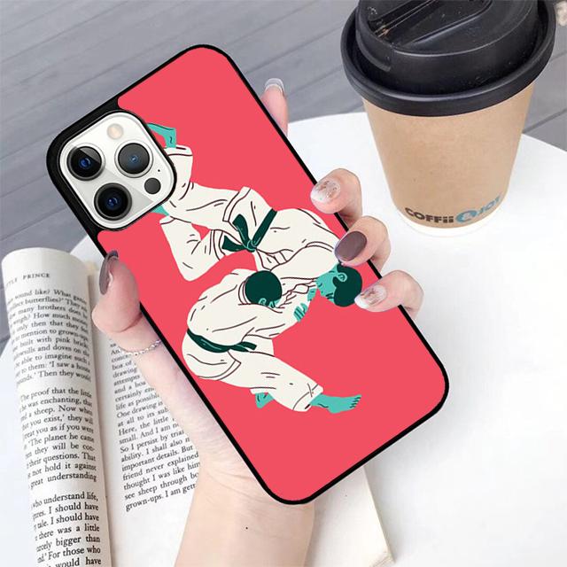 Judo Phone Case For iPhone 17 Air 14 15 16 16e 13 12 Max Cover For Apple iPhone 17 Air 11 Pro Max Plus Coque