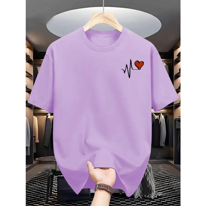 New Summer Men's T-Shirt, Street Casual Fashion, Simple, Soft and Comfortable, Breathable