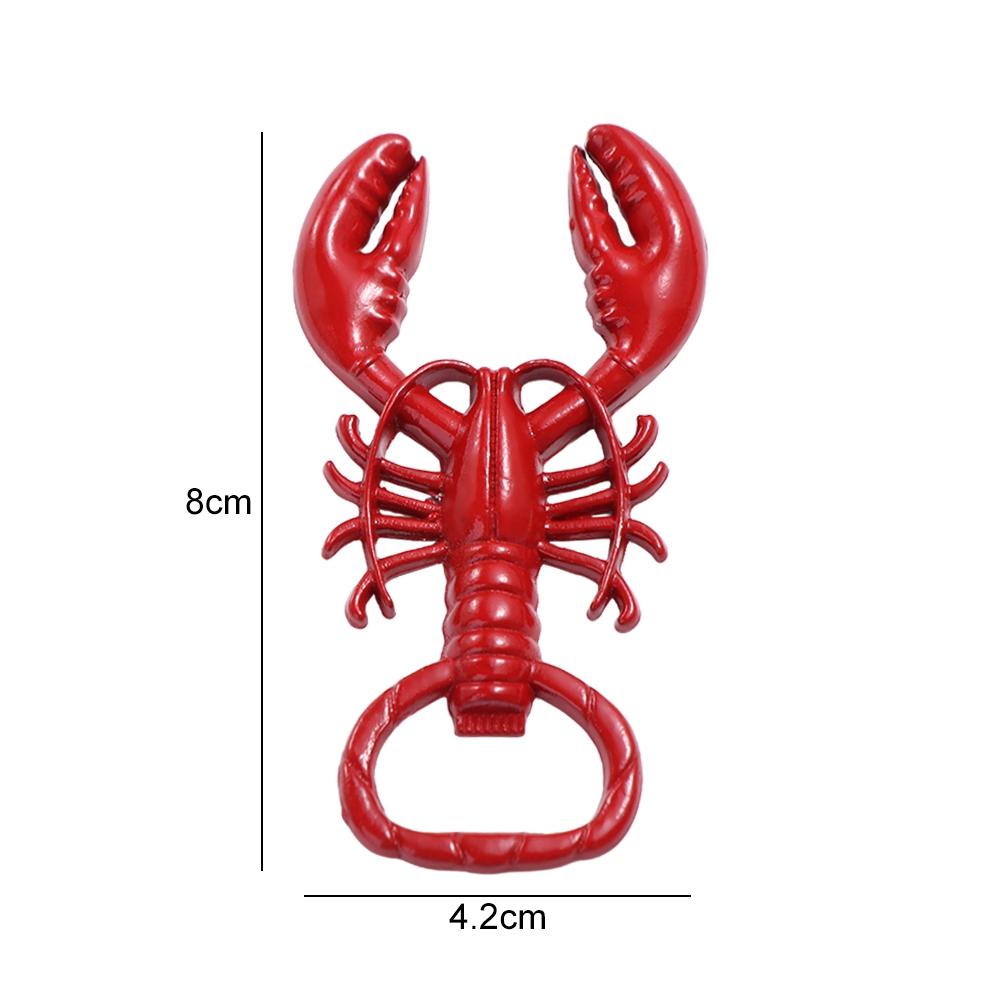 Multifunctional Lobster Corkscrew Bottle Opener Portable Keychain Jar Opener  Oktoberfest Gift